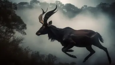 The Saola in the Mist of the Background