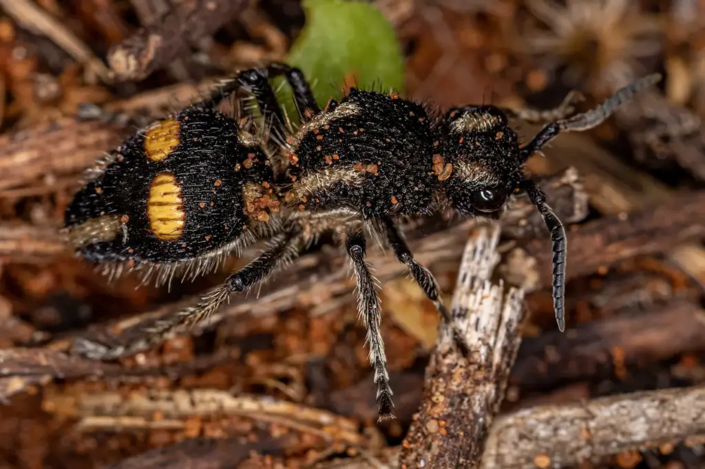 Adult Velvet Ant on the Ground